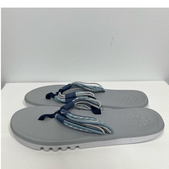 Nike Men’s Blue Ecohaueh Flip Flops Thong Sandal / Size-13 main image 8